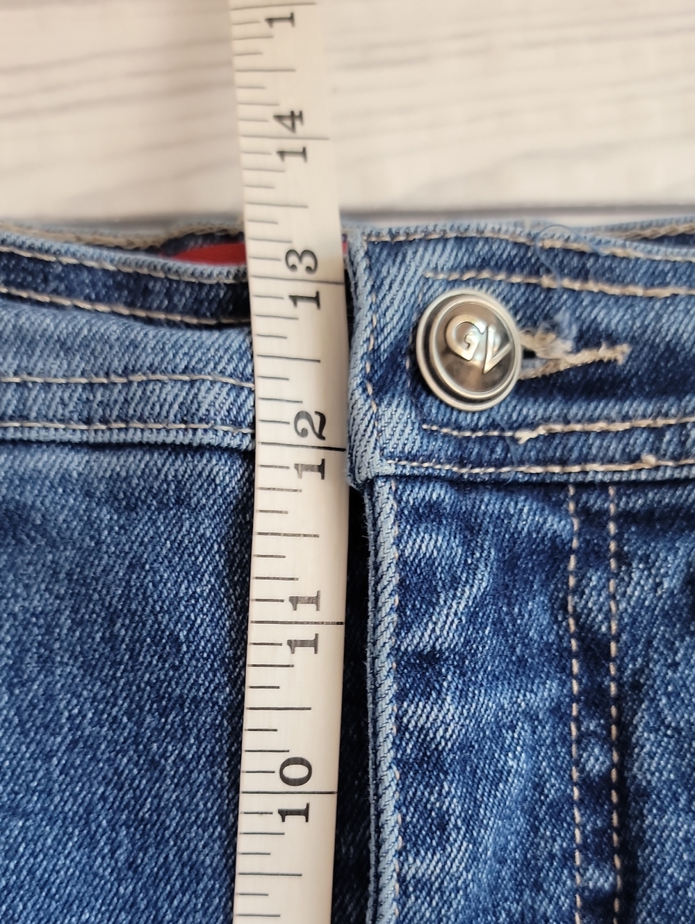 Gloria Vanderbilt Vintage Red Label Blue Denim Jeans Womens Size 14 Waist 31"X27 - Picture 12 of 13